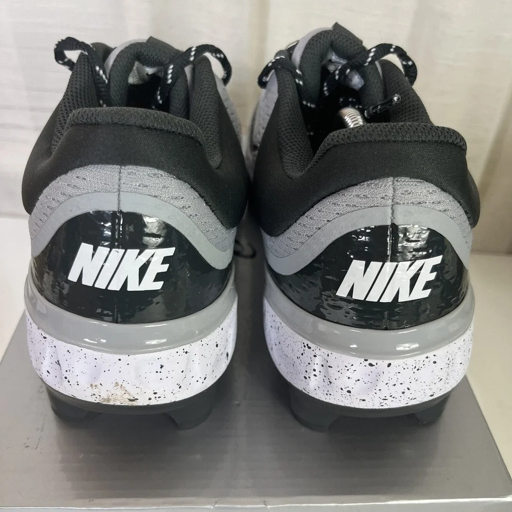 Nike Alpha Huarache Elite 4‎ Low MCS Smoke Grey Size 11.5 Baseball Cleats